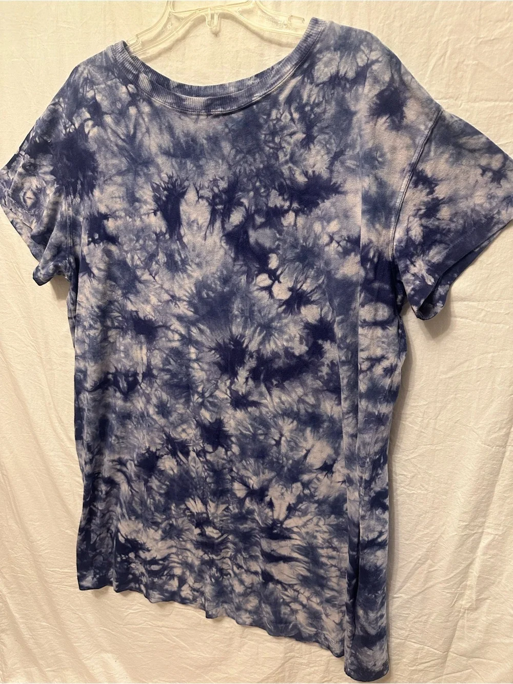 Old Navy “This Is So You” Blue Tie-Dye Tee | Women’s Plus 2X 100% cotton Top